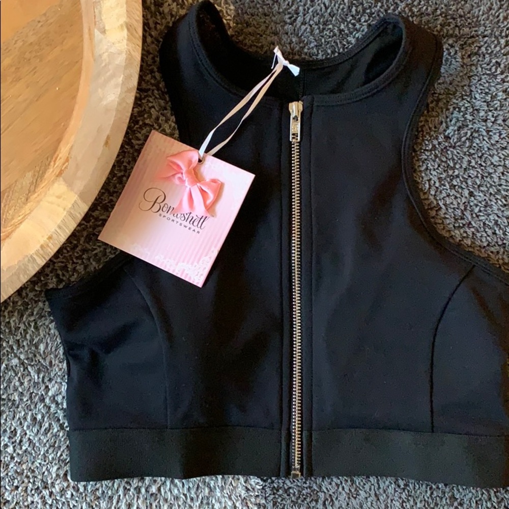 Front Zip Sports Bra